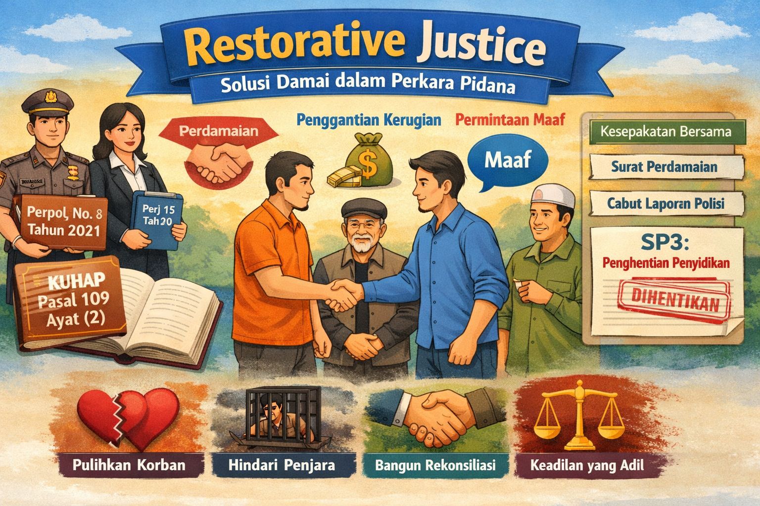 Restorative Justice Menjadi Solusi Damai Perkara Pidana Kita