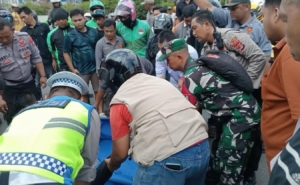 Mahasiswa Meninggal Terlindas Truk Tangki BBM di Underpass Unila
