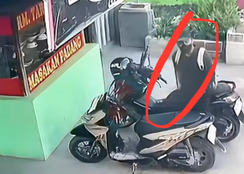 VIRAL:Pencurian Motor Gagal Digagalkan Pemilik Warung di Way Hui Jati Agung