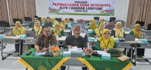 Zona Integritas MAN 1 Bandar Lampung Tembus Tahap Nasional