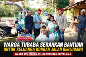 Korban Jalan Berlubang di Tubaba, Keluarga Karim Terima Bantuan