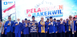 PAN Lampung Solid, Zulhas Sebut Pelantikan Paling Damai