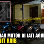 Pencurian Motor di Jati Agung, Tiga Unit Raib