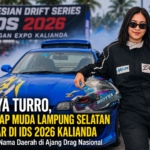 Widyya Harumkan Lampung Selatan di Indonesian Drift Series