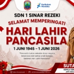 Pancasila Jadi Momentum SDN 1 Sinar Rezeki Perkuat Karakter