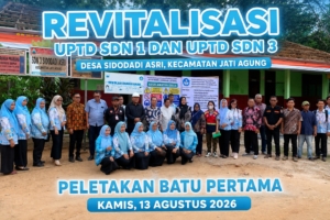 Revitalisasi SDN 1 dan SDN 3 Sidodadi Asri Resmi Berjalan